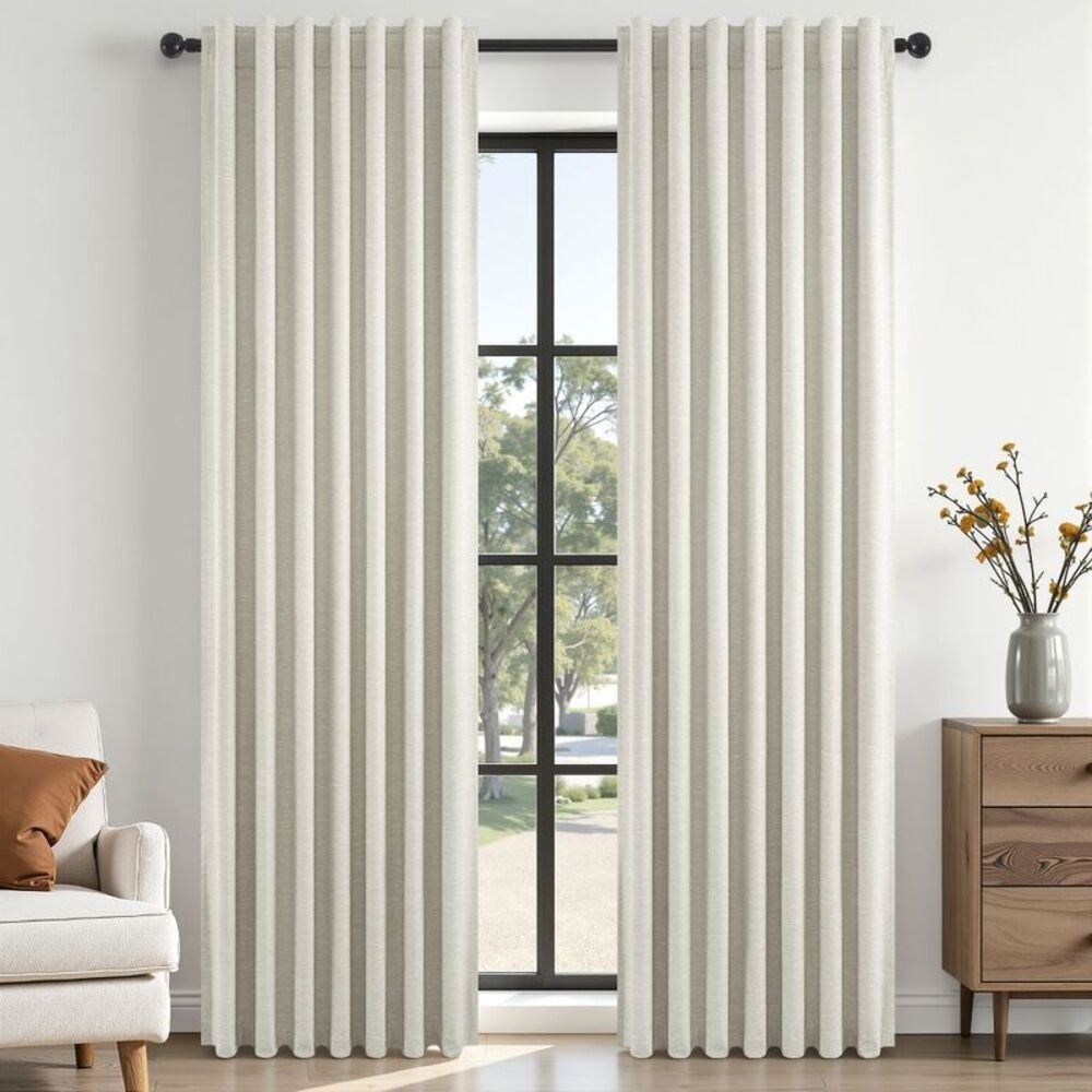 Birch Thermal Insulated Noise Reducing Blackout Curtains 84" - 2 Panels